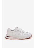 Skórzane Damskie Buty Sportowe Sneakersy Daniel Lopez Just Dare SS2D4042 Białe