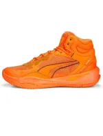 Pánske tenisky Playmaker Pro Mid Laser M 378327 01 Neon Orange - Puma