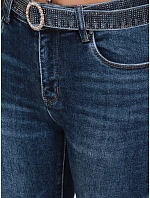 Dámske skinny push up džínsy modré FashionStreet UY2828 Dámske skinny push up džínsy modré FashionStreet UY2828