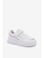 Sneakersy Dziecięce Na Rzep Big Star SS374042 Białe