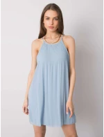 Šaty D50019Y30245A1 svetlo modré