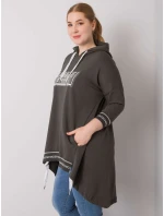 Dámska mikina RV BL 6849.63P tmavá khaki