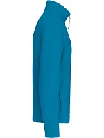 Kariban K 912 Mikina z mikrofleecu so zipsom na 1/4 dĺžky „Enzo“ 20.K912 tropical blue