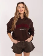 Blúzka RV BL A1041.48 tmavohnedá