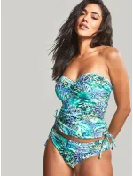 Dámsky spodný diel plaviek Cape Verde Gather Pant SW1667 Zelená mix - Panache Dámsky spodný diel plaviek Cape Verde Gather Pant SW1667 Zelená mix - Panache