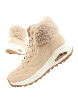 Skechers Uno Rugged Dámske športové topánky Zateplené topánky Zimné hnedé dámske