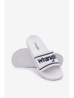 Klapki Męskie WRANGLER AVERELL SLIDER MEN LOW 20251042.1FG Białe