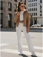 Dámska prešívaná bunda MAXWELL beige FashionStreet TY4110