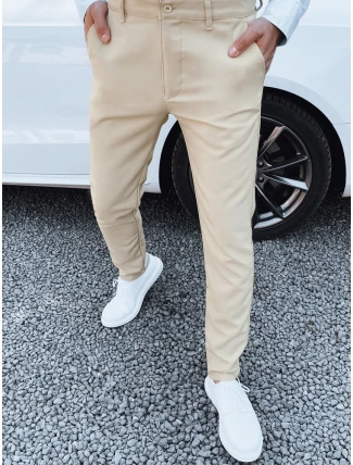 FashionStreet pánske béžové nohavice UX4410