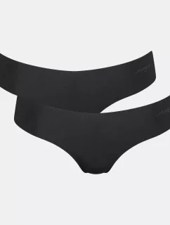Dámske nohavičky ZERO z mikrovlákna 2.0 Hipstring 2P - BLACK - čierna 0004 - SLOGGI