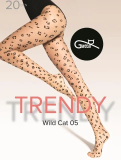 Pančuchy Gatta Trendy Wild Cat wz.05 20 den 2-4