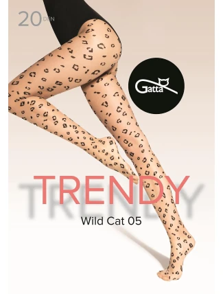 Pančuchy Gatta Trendy Wild Cat wz.05 20 den 2-4