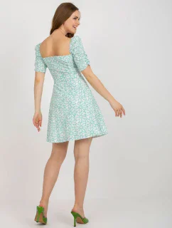 LK SK 509002 šaty.03P biela zelená