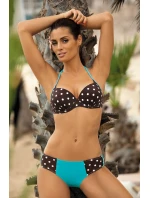 Juliana Martinica M-311 hnedé a tyrkysové plavky (93) - Marko