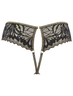 Trblietavé tangá V-10118 čierna/zlatá - Axami Trblietavé tangá V-10118 čierna/zlatá - Axami