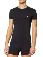 Pánske tričko 111035 1A537 - 00020 - Čierna - Emporio Armani