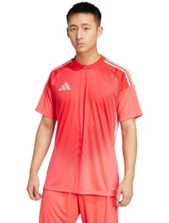 Pánske brankárske tričko adidas Tiro 25 Competition Jersey Short Sleeve red JI9717 pánske