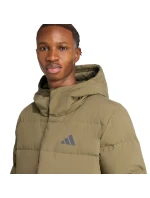 Pánske oblečenie adidas Helionic Climawarm Hoodie Olive JX0580