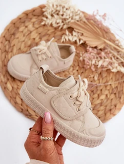 Dziecięce Trampki HI-POLY SYSTEM BIG STAR NN374017 Beżowe