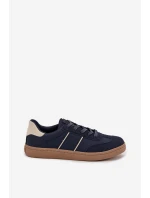 Pánske nízke tenisky Big Star - tmavomodré