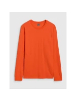 Pánske nadrozmerné hladké tričko s dlhým rukávom 4F 4FRSS25TLONM518-70S pánske