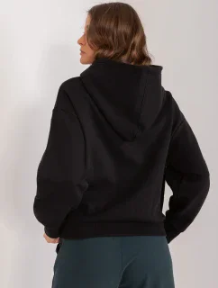 Mikina s kapucňou D10608BC02450C4 čierna