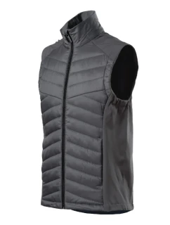 Cross hybridná vesta pánska light anthracite