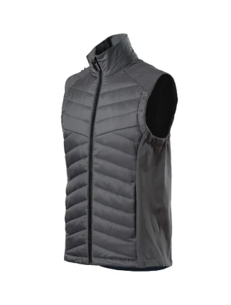 Cross hybridná vesta pánska light anthracite