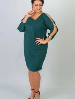 Dámske šaty U663 zelené - Karko