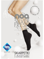 Dámske ponožky Noq Silver Fresh 40 den Black - Knitex
