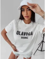 Dámske tričko 277052 ecru - Ola Voga