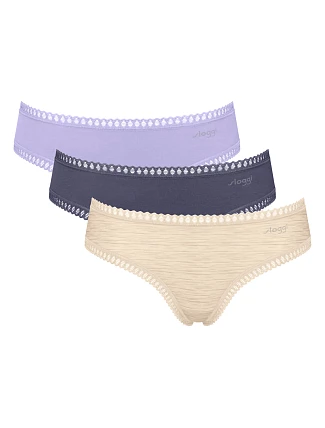 Dámske nohavičky GO Crush Hipster C3P – Lilac – lila M026 – SLOGGI Dámske nohavičky GO Crush Hipster C3P – Lilac – lila M026 – SLOGGI