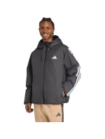 Pánske oblečenie adidas Essentials Climawarm 3-Stripes Insulated Hooded Jacket black JM4042