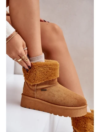 Big Star OO274A106 Snehové topánky na ťavej platforme s kožušinou Big Star OO274A106 Snehové topánky na ťavej platforme s kožušinou