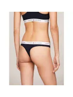 Dámske tangá THONG UW0UW03835 DW5 dark blue - Tommy Hilfiger
