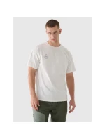 Oversize jednofarebné unisex tričko 4F 4FRAW24TTSHU2672-12S