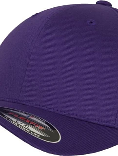 Flexfit 6277 6-panelová čiapka Flexfit Wooly Combed 55.6277 fialová