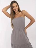 Šaty D73761M30251 sivé