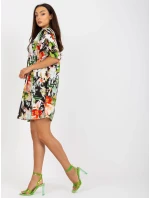 Šaty DHJ SK 6871 2.91P čierno-zelené