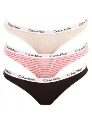 Nohavičky 3pcs QD3588E - W5A - Viacfarebná - Calvin Klein Nohavičky 3pcs QD3588E - W5A - Viacfarebná - Calvin Klein