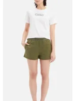 Dámsky kraťasový set - QS6804E 0SR biela / khaki - Calvin Klein Dámsky kraťasový set - QS6804E 0SR biela / khaki - Calvin Klein