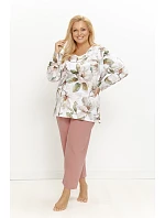 Pyžamo Taro 3652 Denisa, s dlhými rukávmi, veľkosti 2XL–4XL, Z26