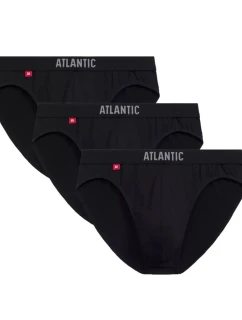 Pánske nohavičky 3 pack 094 black - Atlantic