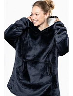 Kariban K 410 Loungewear Mikina s kapucňou zo sherpafleece 20.K410 night navy
