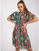 Dámske šaty-DHJ-SK-9651.51-zelené Dámske šaty-DHJ-SK-9651.51-zelené