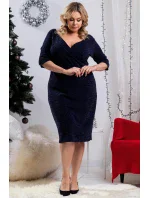 Dámske šaty Bonita U634 námornícka modrá - Karko Dámske šaty Bonita U634 námornícka modrá - Karko