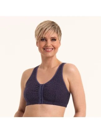 Hazel chirurgická podprsenka so zapínaním vpredu 5765X oceľovo šedá - Anita Care Hazel chirurgická podprsenka so zapínaním vpredu 5765X oceľovo šedá - Anita Care