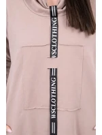 Béžové viazané šaty