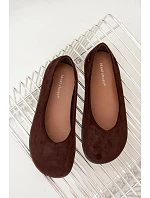 Dámske balerínky typu barefoot v čokoládovej farbe Hollin Dámske balerínky typu barefoot v čokoládovej farbe Hollin