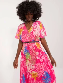 Šaty DHJ SK 13162 3.90 tmavoružová